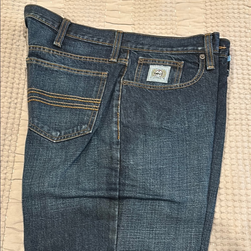 Cinch size 34x38 jeans. Starched and ready to go!